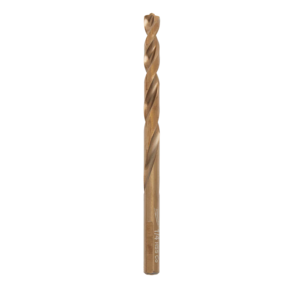Milwaukee RED HELIX™ Cobalt Drill Bit 1/4"  - 48892313