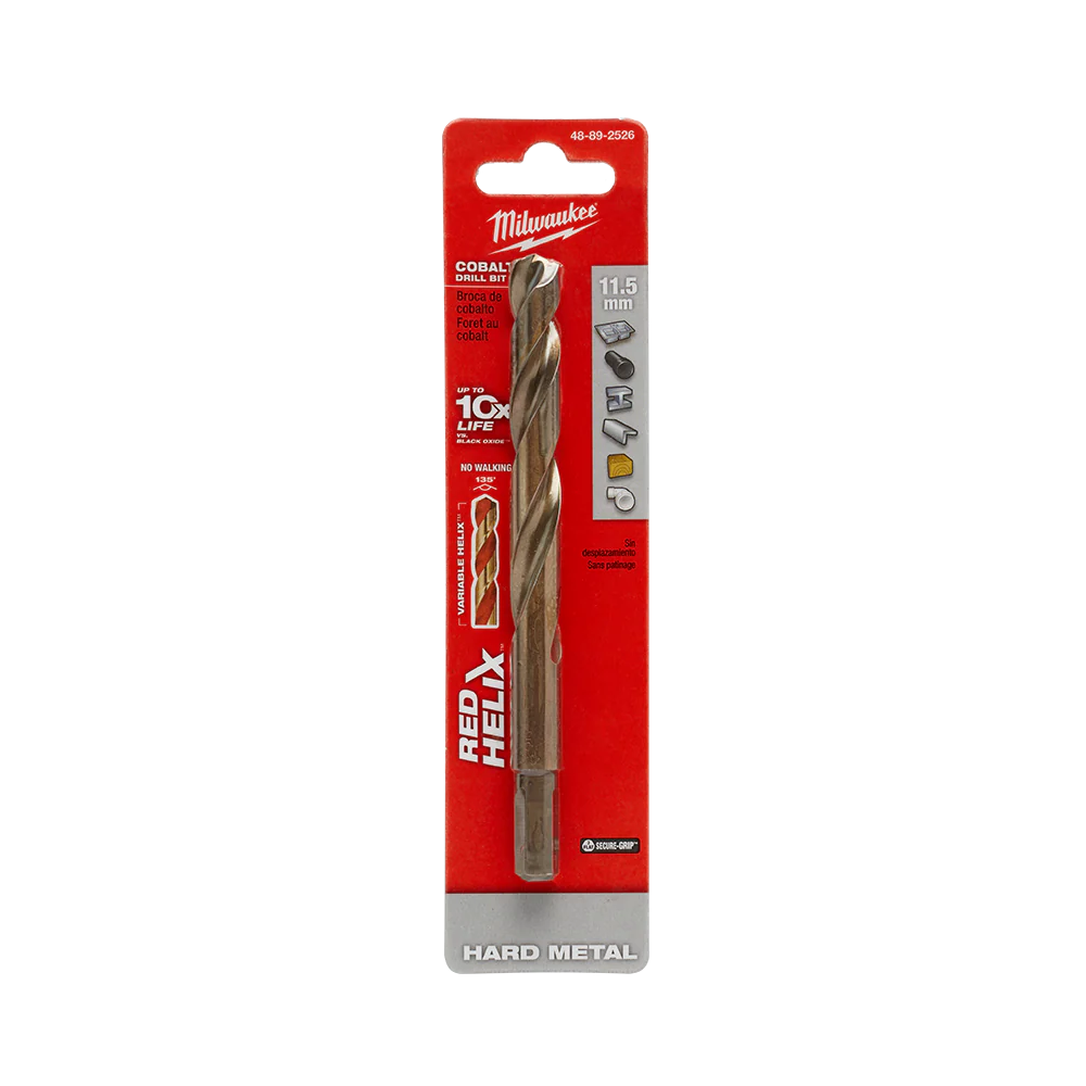 Milwaukee RED HELIX™ Cobalt Drill Bit 11.5mm - 48892526