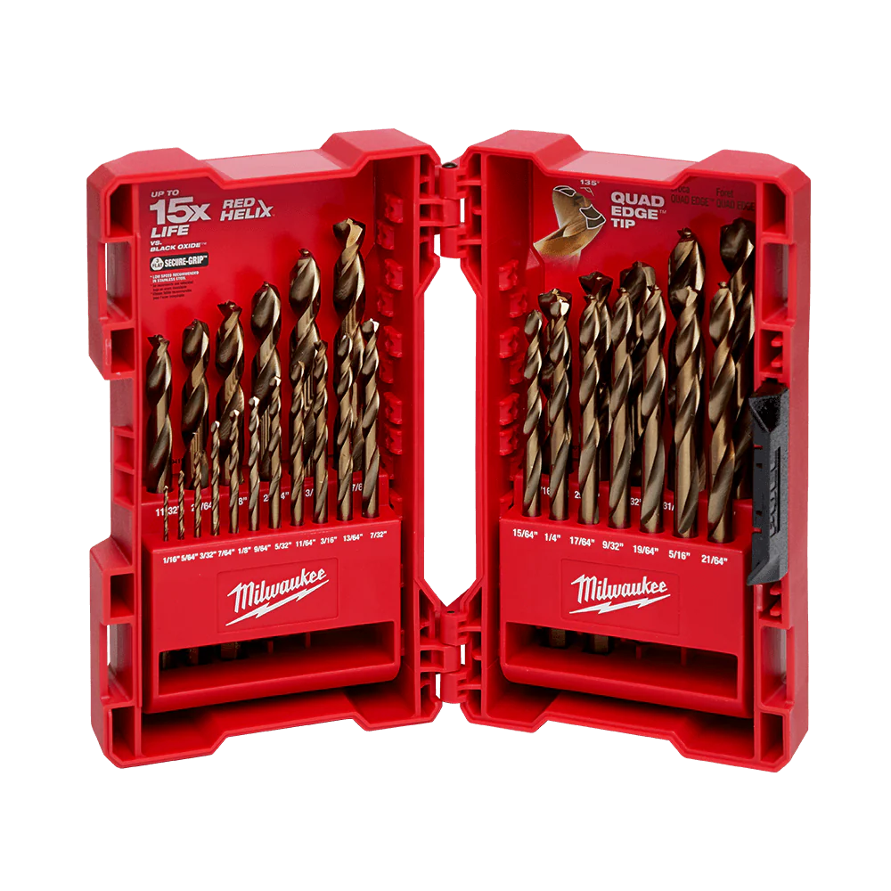 Milwaukee Red Helix™ Cobalt Imperial Drill Bit 29Pc Kit - 48892341