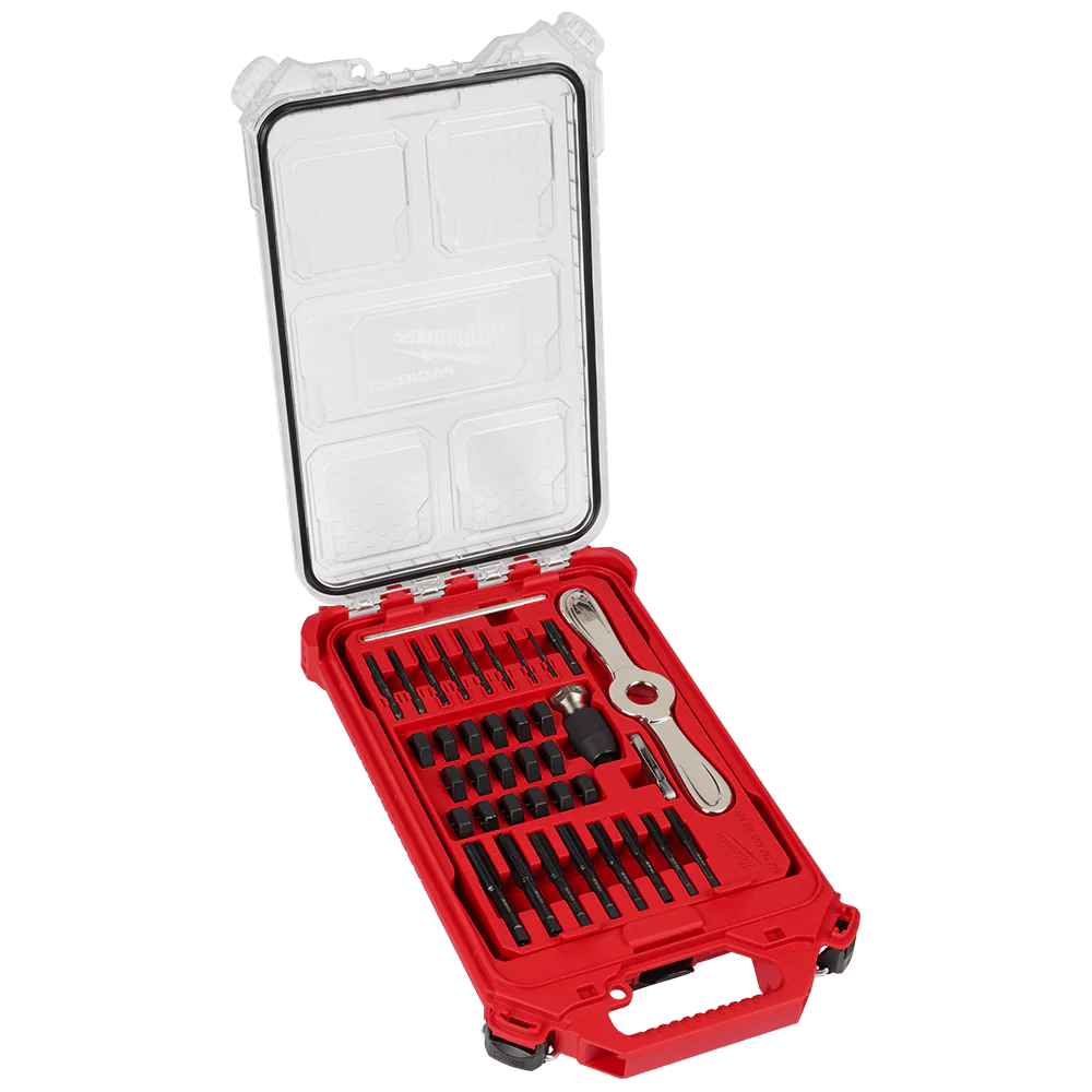 Milwaukee SAE Tap and Die 38PC PACKOUT™ Set - High Carbon Steel - 49225604