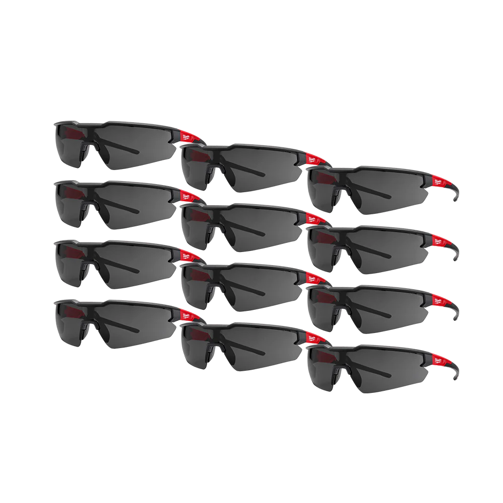 Milwaukee Safety Glasses 12 Pack - Tinted - 48732906A