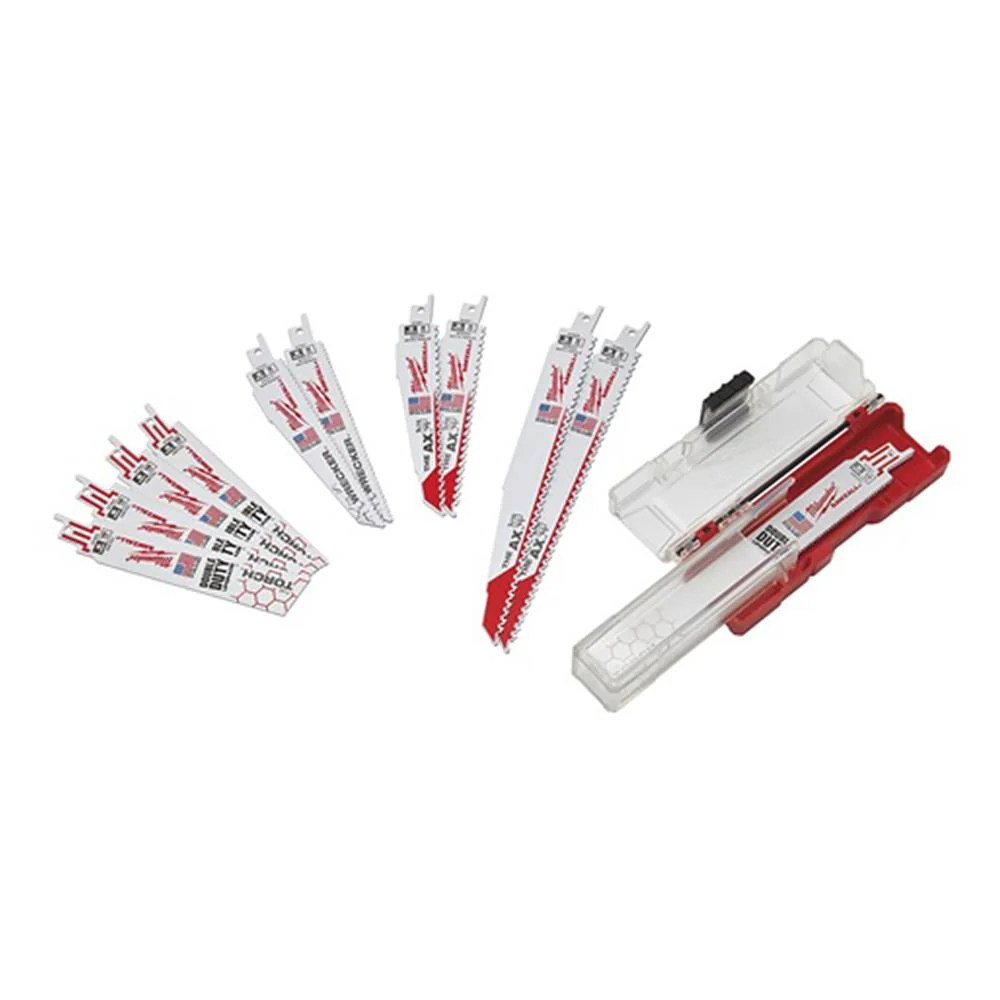 Milwaukee SAWZALL™ Demolition Blades 12-Piece Kit - 49222229