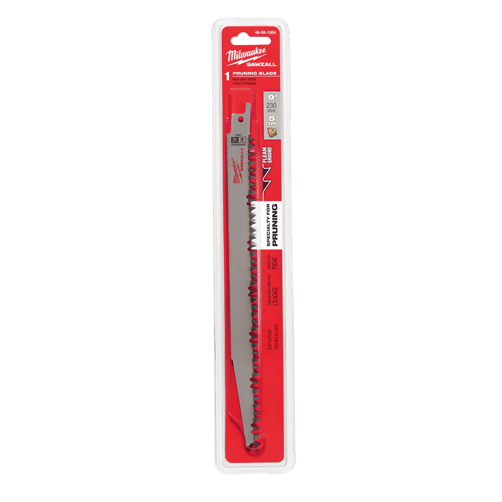 Milwaukee SAWZALL™ Pruning 225mm 9" 5TPI Blade 1 pack - 48001304