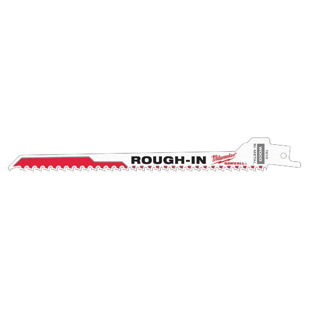 Milwaukee SAWZALL™ Rough-In 185mm 7-3/8 5TPI Blade 5 Pack - 48001610