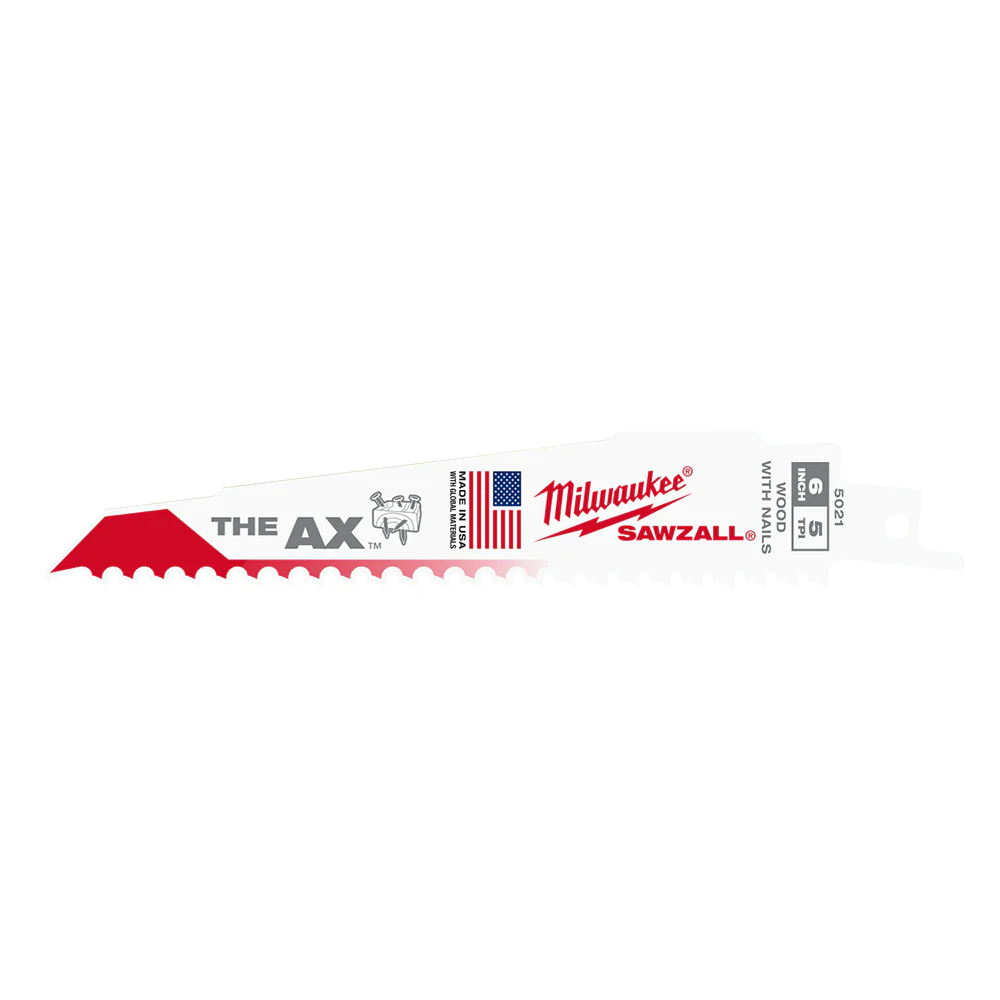 Milwaukee SAWZALL™ The AX™ 300mm 12" 5TPI Blade 25 Pack - 48008027