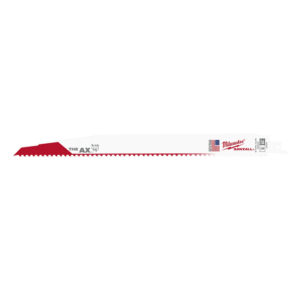 Milwaukee SAWZALL™ The AX™ 300mm 12" 5TPI Blade 5 Pack - 48005027