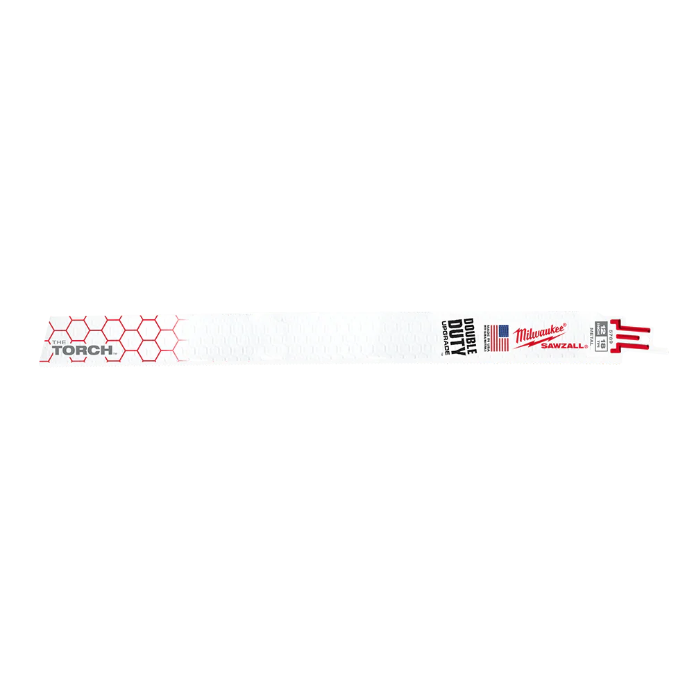 Milwaukee SAWZALL™ The TORCH™ Metal Demolition 300mm 12" 18TPI Blade 5 Pack - 48005789