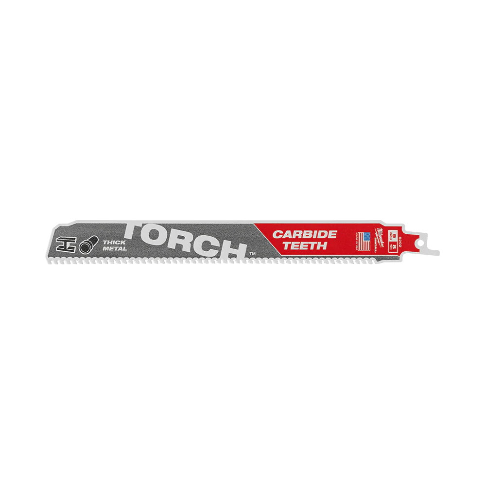 Milwaukee SAWZALL™ The TORCH™ with Carbide Teeth 230mm 9" 8TPI Blade 3 Pack - 48005302