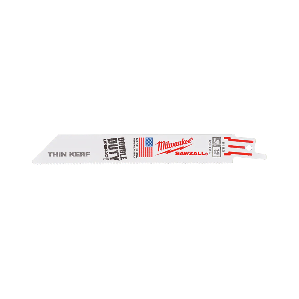 Milwaukee SAWZALL™ Thin Kerf Metal 150mm 6" 14TPI Blade 50 Pack - 48016182