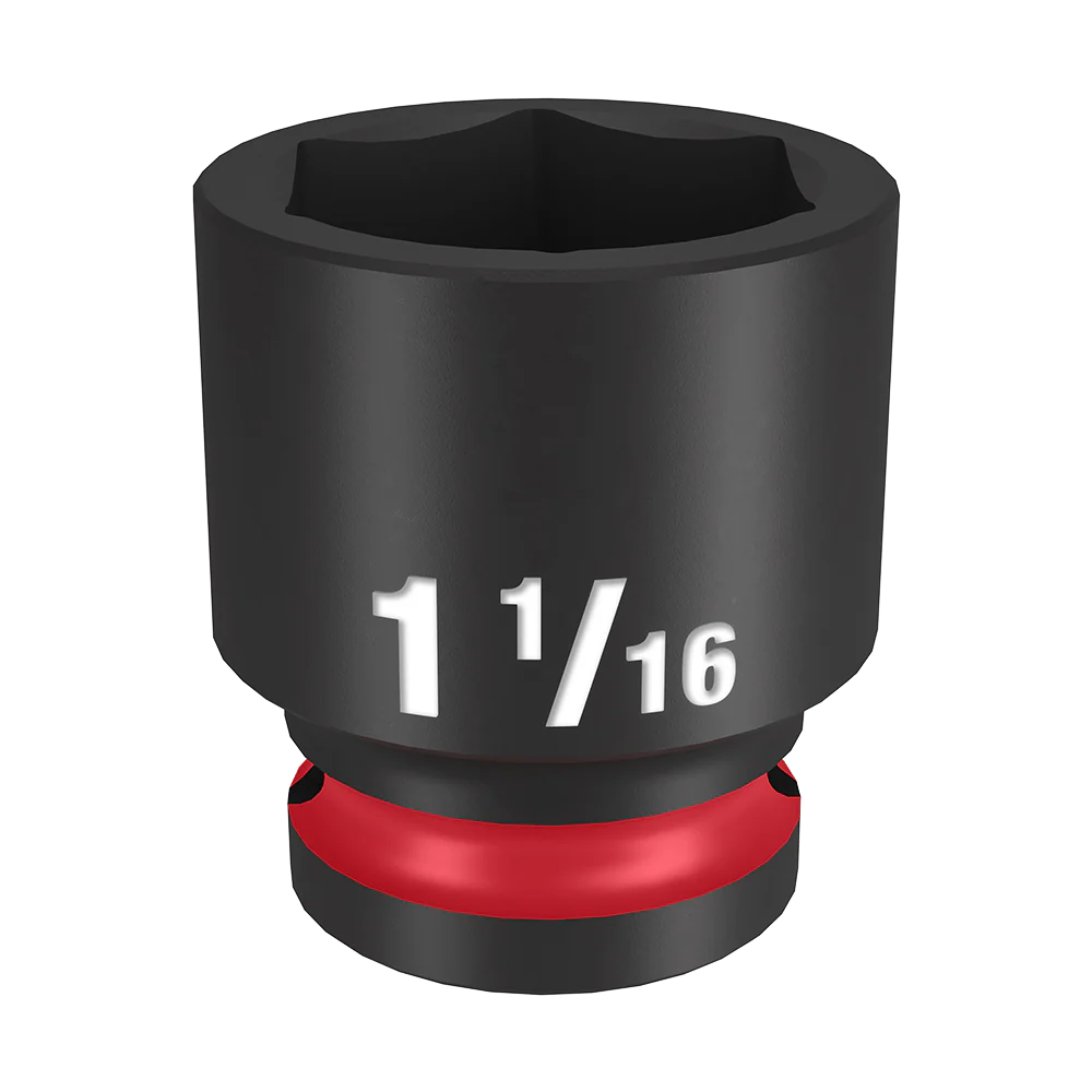 Milwaukee SHOCKWAVE™ 1/2" Drive 1-1/16" Standard 6 Point Impact Socket - 49666211