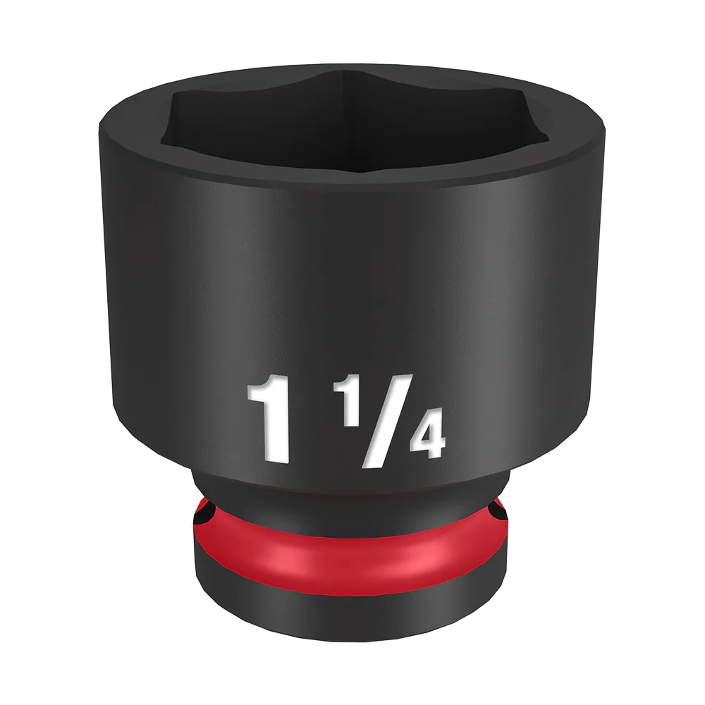 Milwaukee SHOCKWAVE™ 1/2" Drive 1-1/4" Standard 6 Point Impact Socket - 49666214
