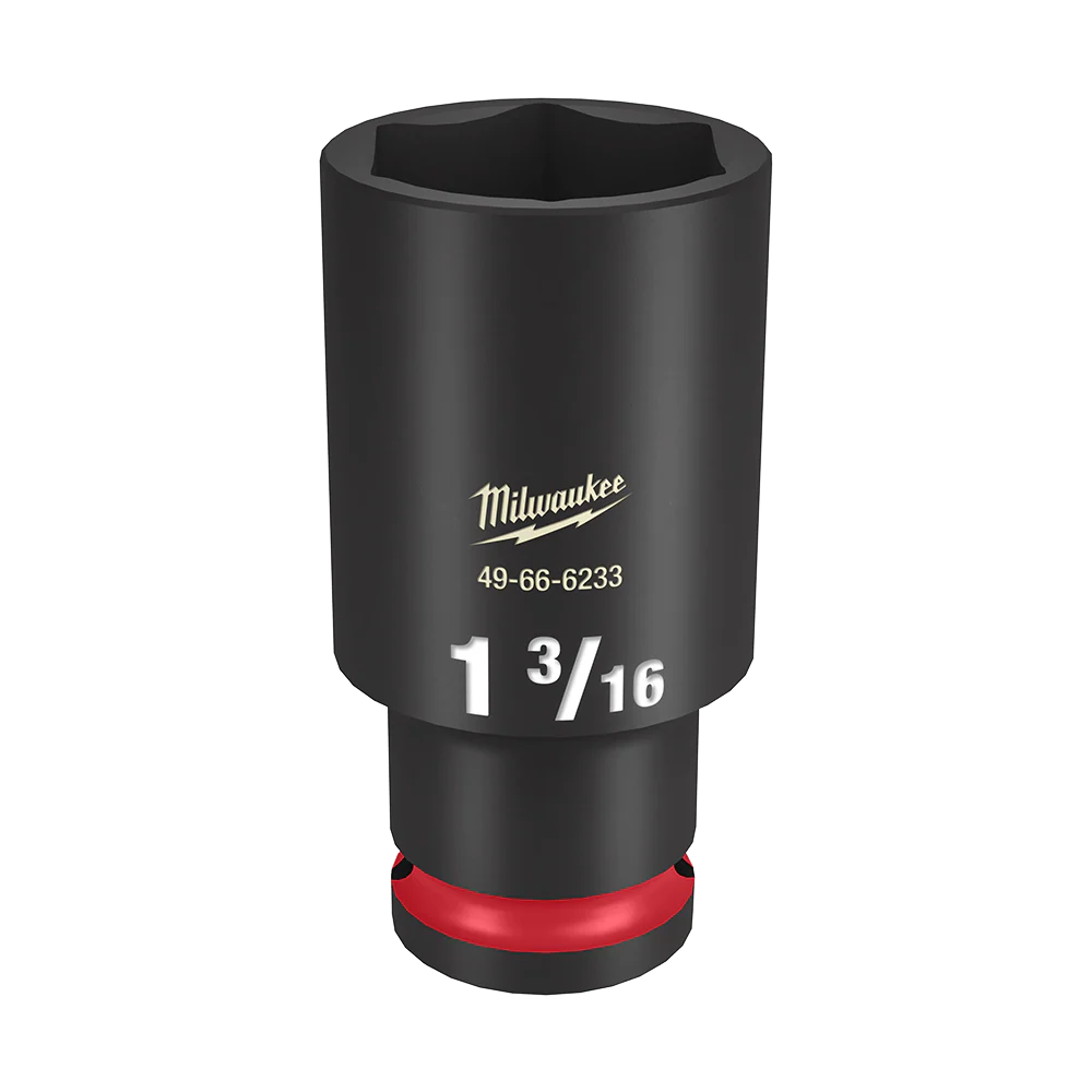 Milwaukee SHOCKWAVE™ 1/2" Drive 1-3/16" Deep 6 Point Impact Socket - 49666233