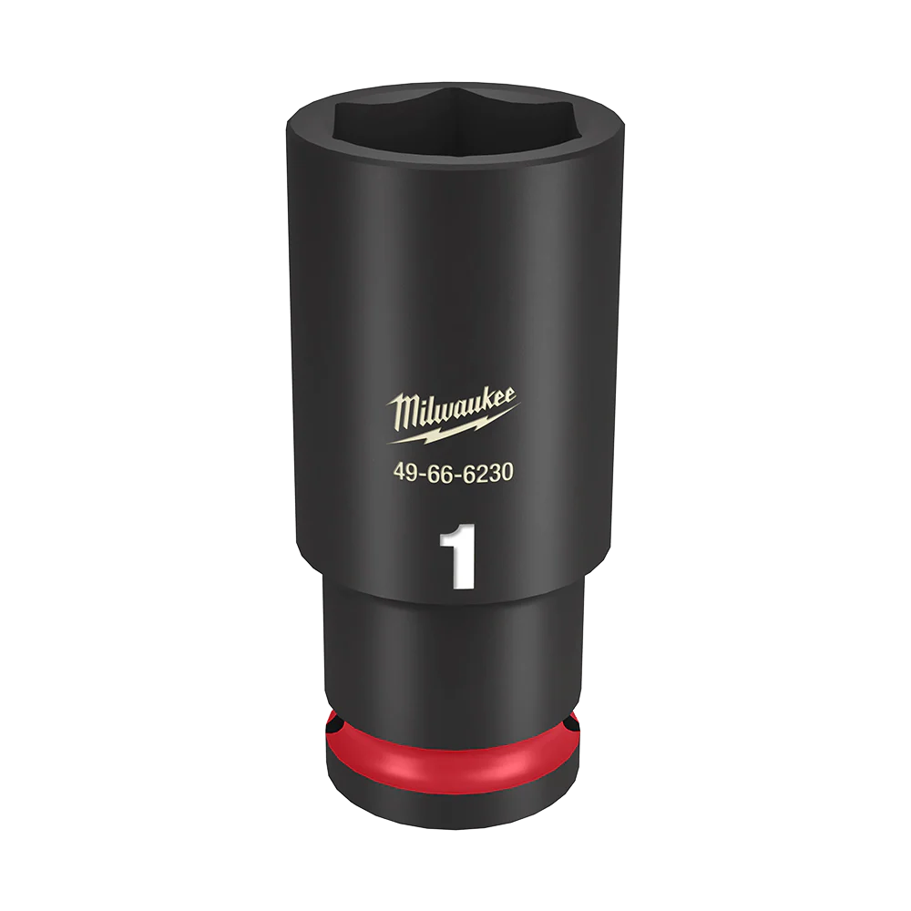 Milwaukee SHOCKWAVE™ 1/2" Drive 1" Deep 6 Point Impact Socket - 49666230