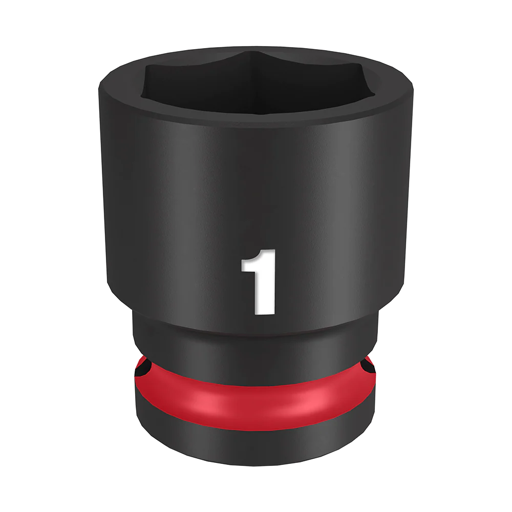 Milwaukee SHOCKWAVE™ 1/2" Drive 1" Standard 6 Point Impact Socket - 49666210