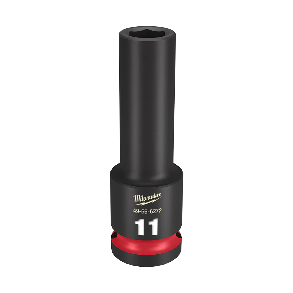 Milwaukee SHOCKWAVE™ 1/2" Drive 11mm Deep 6 Point Impact Socket - 49666272