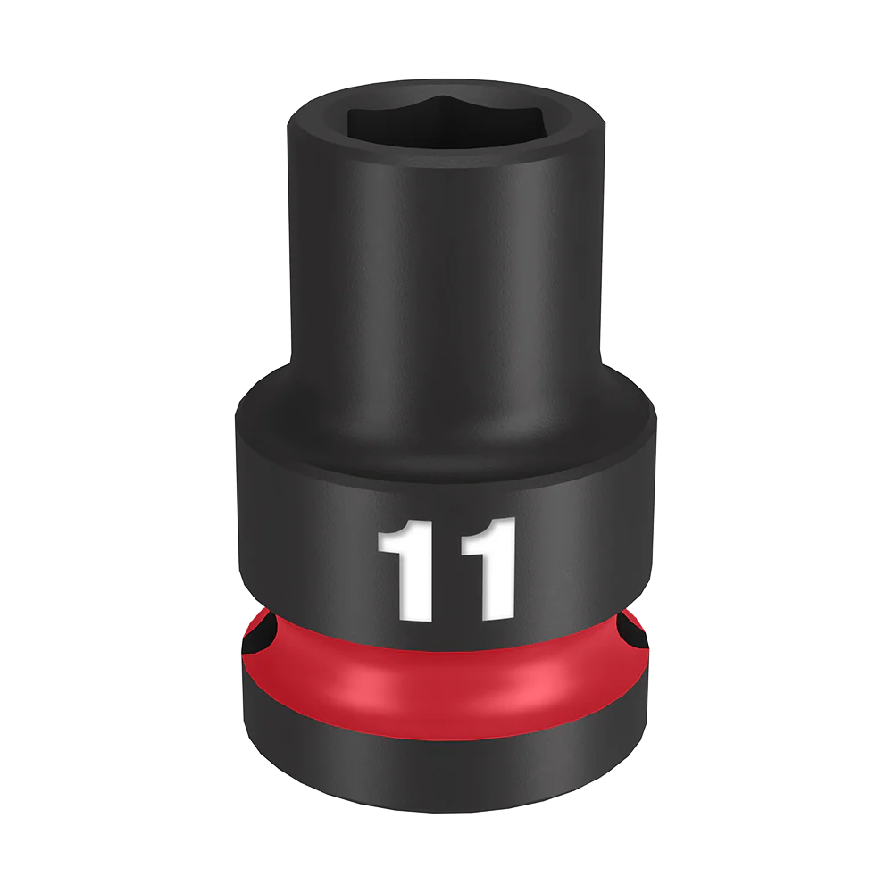 Milwaukee SHOCKWAVE™ 1/2" Drive 11mm Standard 6 Point Impact Socket - 49666243
