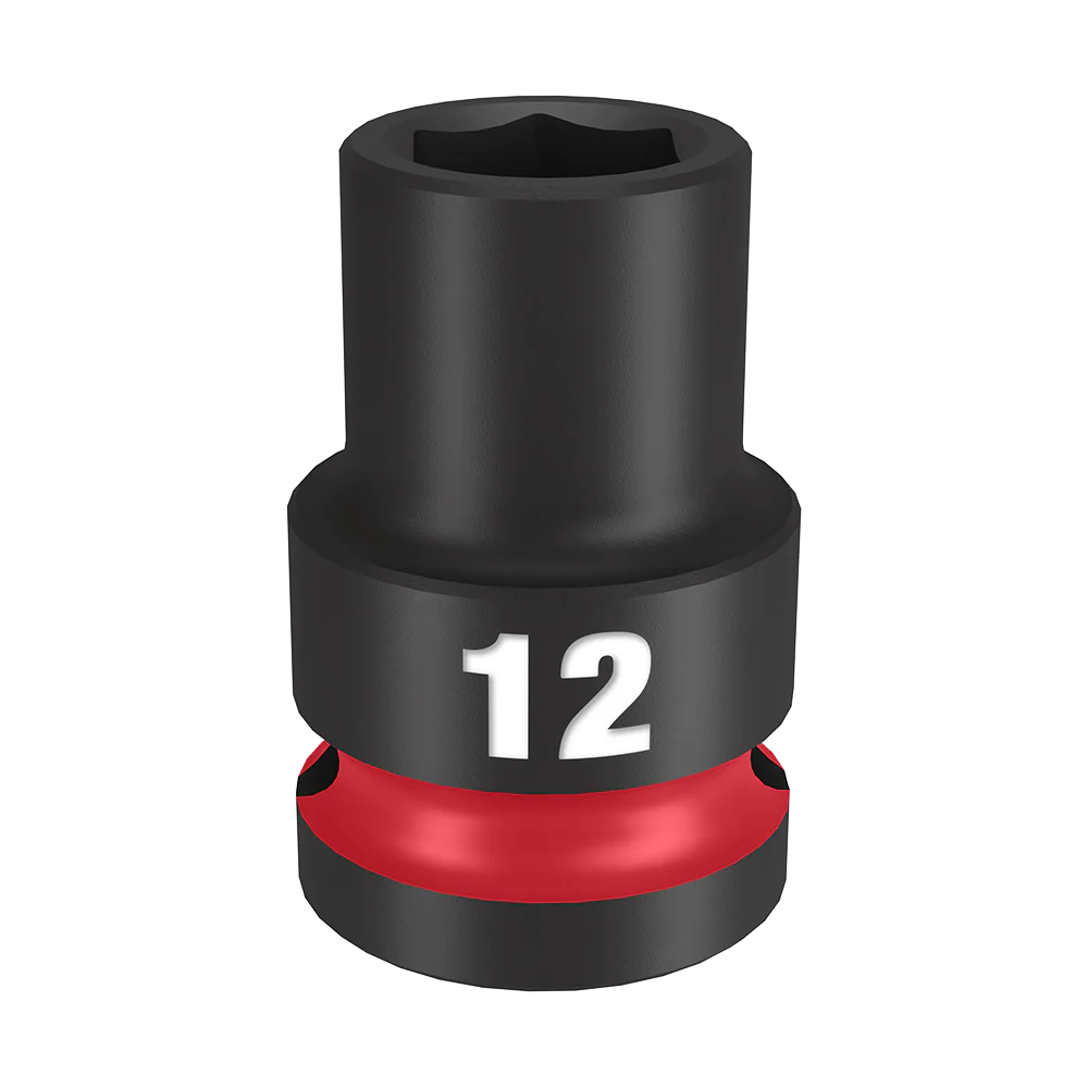 Milwaukee SHOCKWAVE™ 1/2" Drive 12mm Standard 6 Point Impact Socket - 49666244