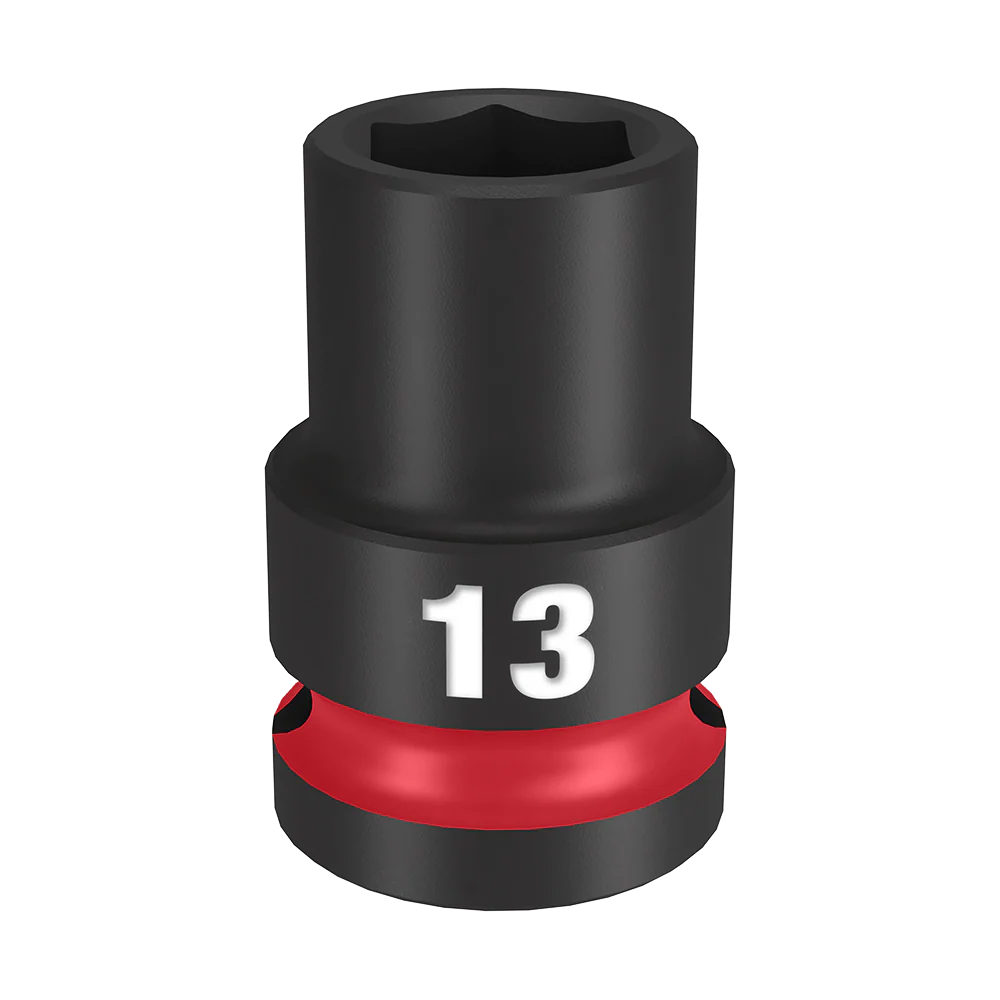 Milwaukee SHOCKWAVE™ 1/2" Drive 13mm Standard 6 Point Impact Socket - 49666245