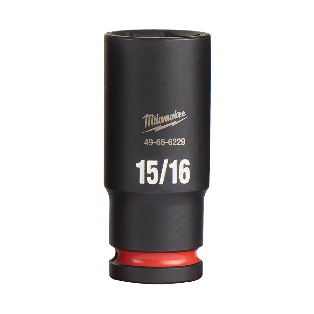 Milwaukee SHOCKWAVE™ 1/2" Drive 15/16" Deep 6 Point Impact Socket - 49666229