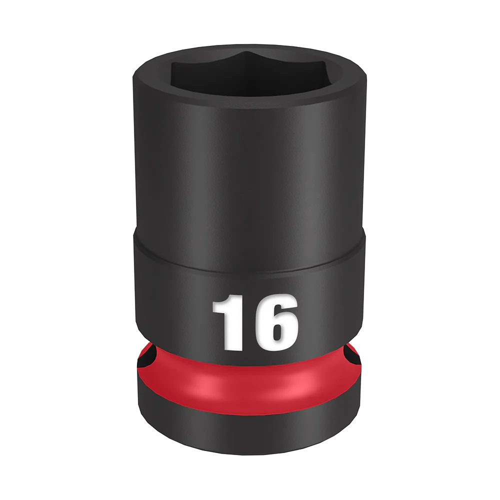 Milwaukee SHOCKWAVE™ 1/2" Drive 16mm Standard 6 Point Impact Socket - 49666248