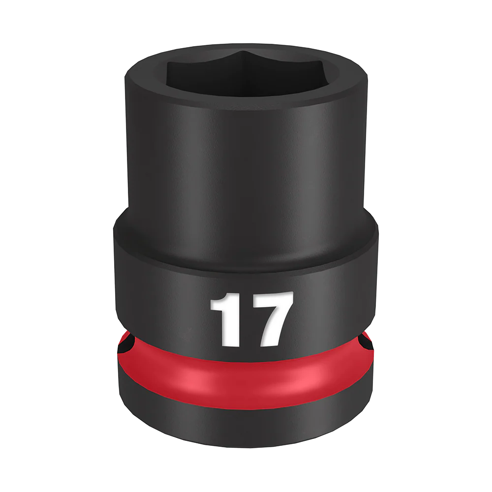 Milwaukee SHOCKWAVE™ 1/2" Drive 17mm Standard 6 Point Impact Socket - 49666249