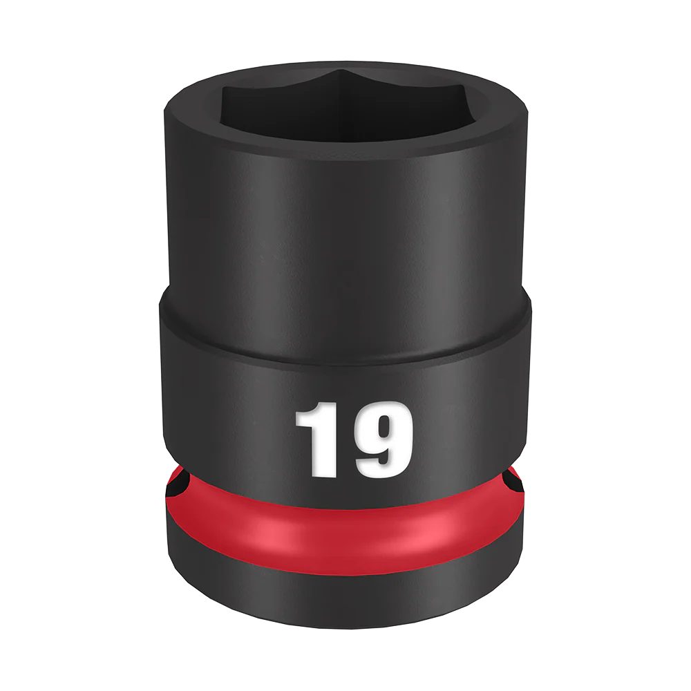 Milwaukee SHOCKWAVE™ 1/2" Drive 19mm Standard 6 Point Impact Socket - 49666251