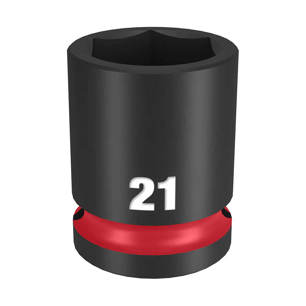 Milwaukee SHOCKWAVE™ 1/2" Drive 21mm Standard 6 Point Impact Socket - 49666253