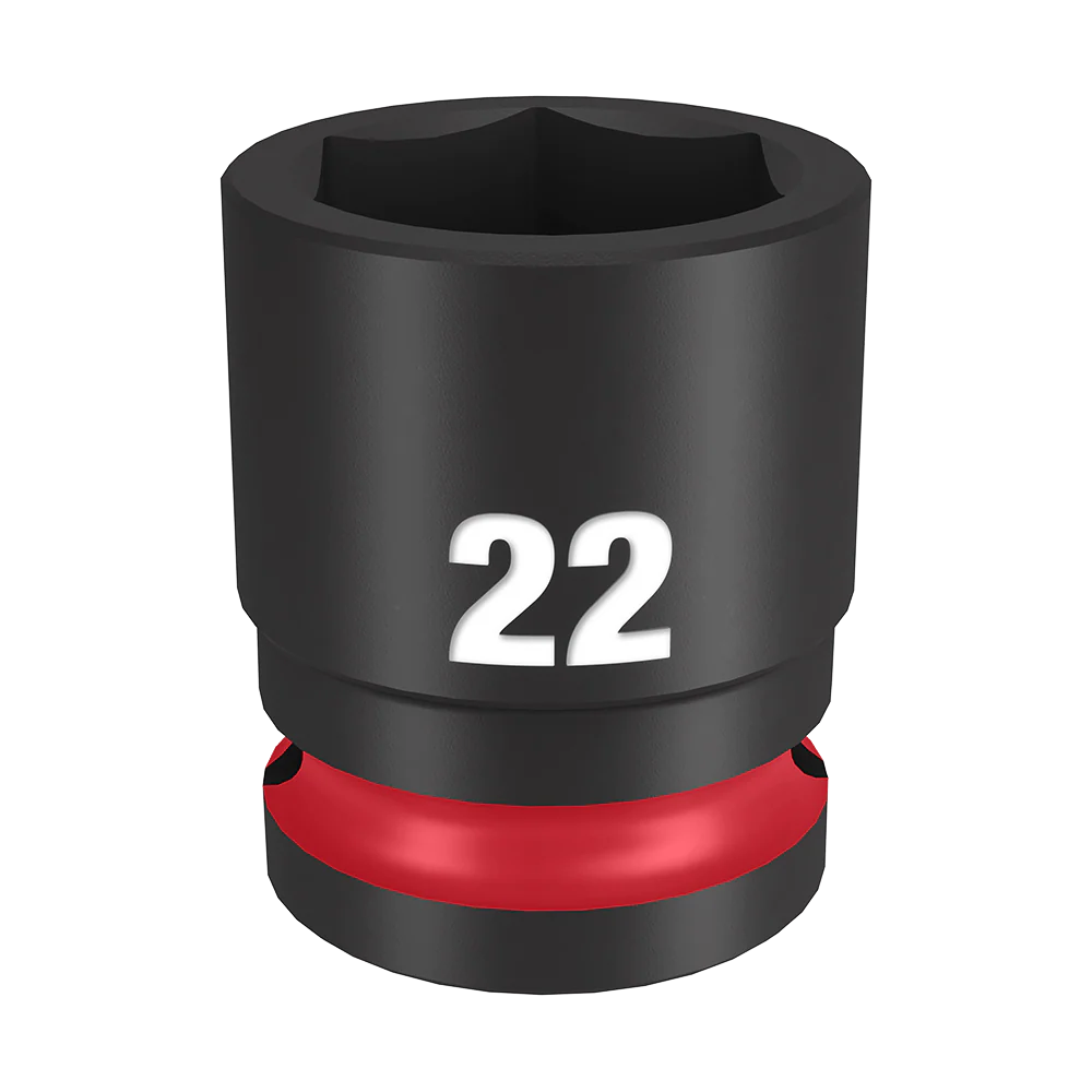 Milwaukee SHOCKWAVE™ 1/2" Drive 22mm Standard 6 Point Impact Socket - 49666254