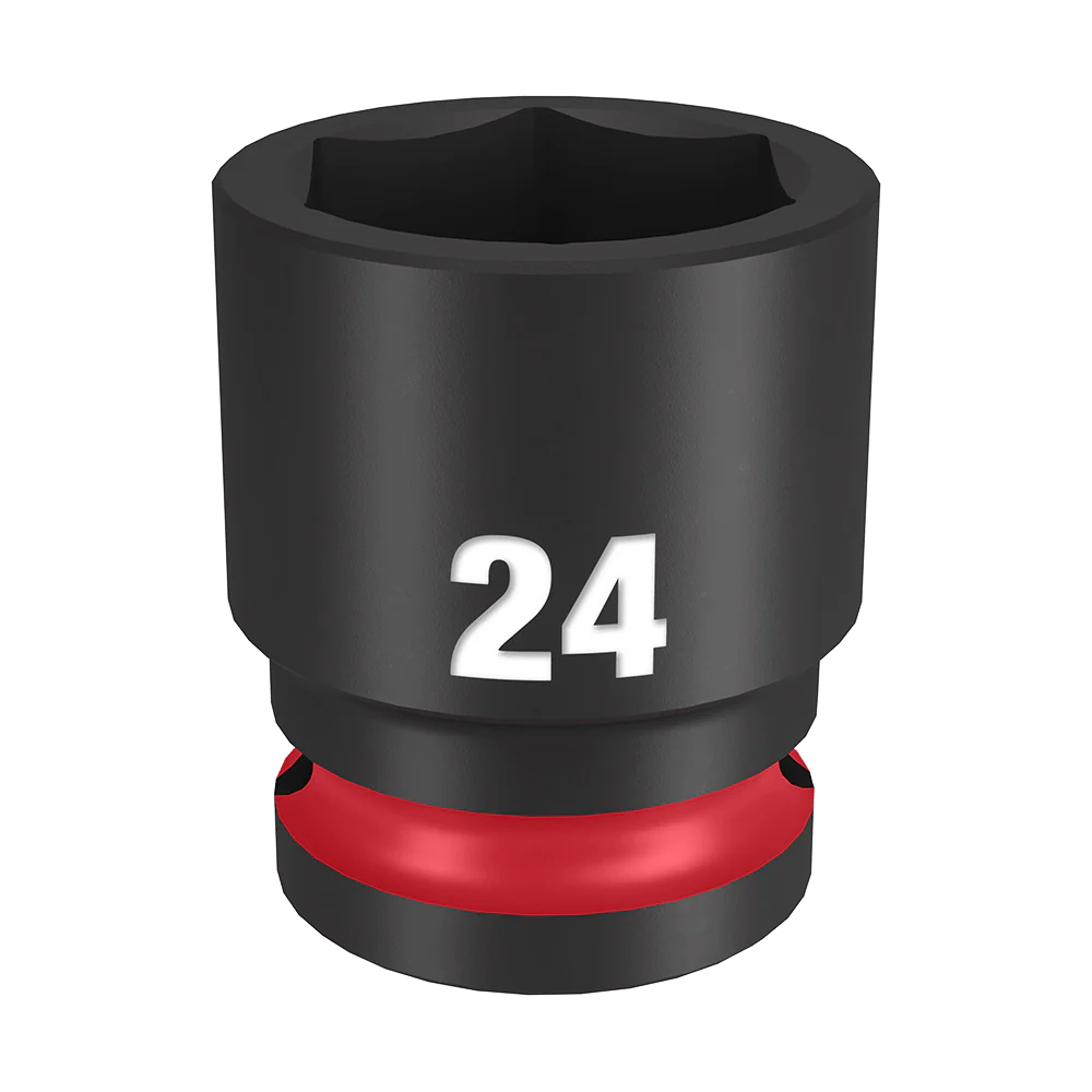 Milwaukee SHOCKWAVE™ 1/2" Drive 24mm Standard 6 Point Impact Socket - 49666256
