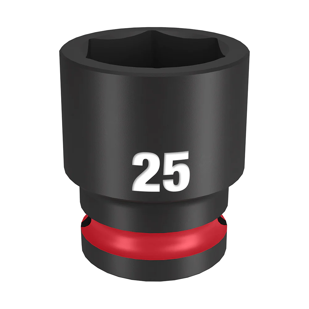 Milwaukee SHOCKWAVE™ 1/2" Drive 25mm Standard 6 Point Impact Socket - 49666257