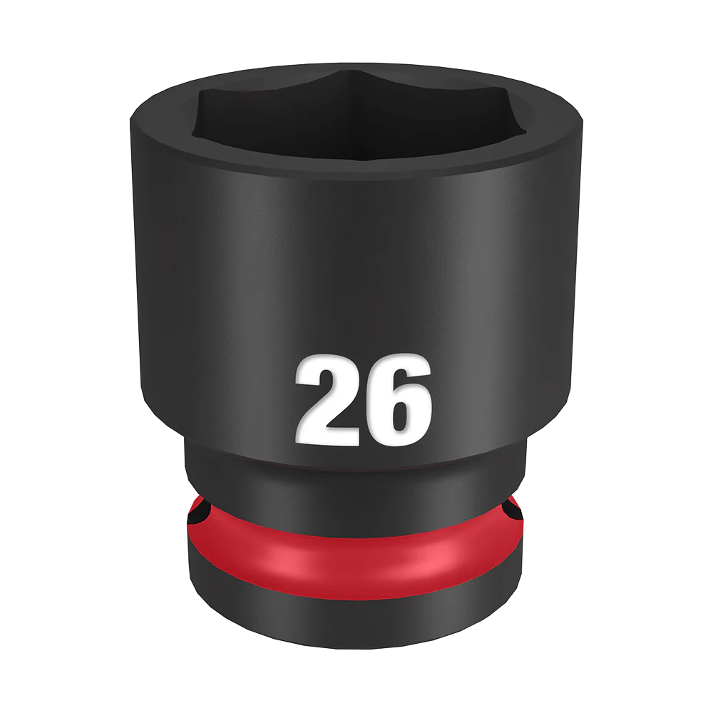 Milwaukee SHOCKWAVE™ 1/2" Drive 26mm Standard 6 Point Impact Socket - 49666258