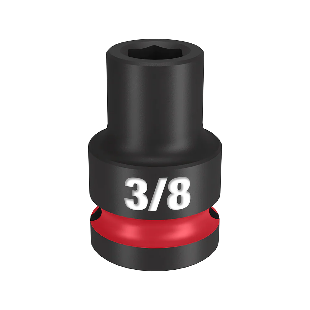Milwaukee SHOCKWAVE™ 1/2" Drive 3/8" Standard 6 Point Impact Socket - 49666200