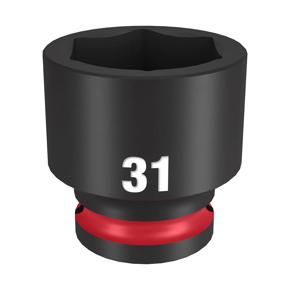 Milwaukee SHOCKWAVE™ 1/2" Drive 31mm Standard 6 Point Impact Socket - 49666263