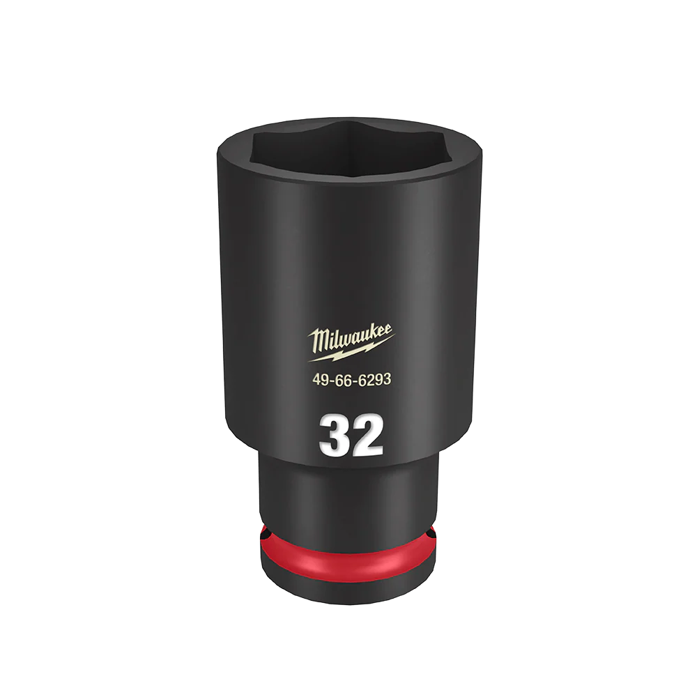 Milwaukee SHOCKWAVE™ 1/2" Drive 32mm Deep 6 Point Impact Socket - 49666293
