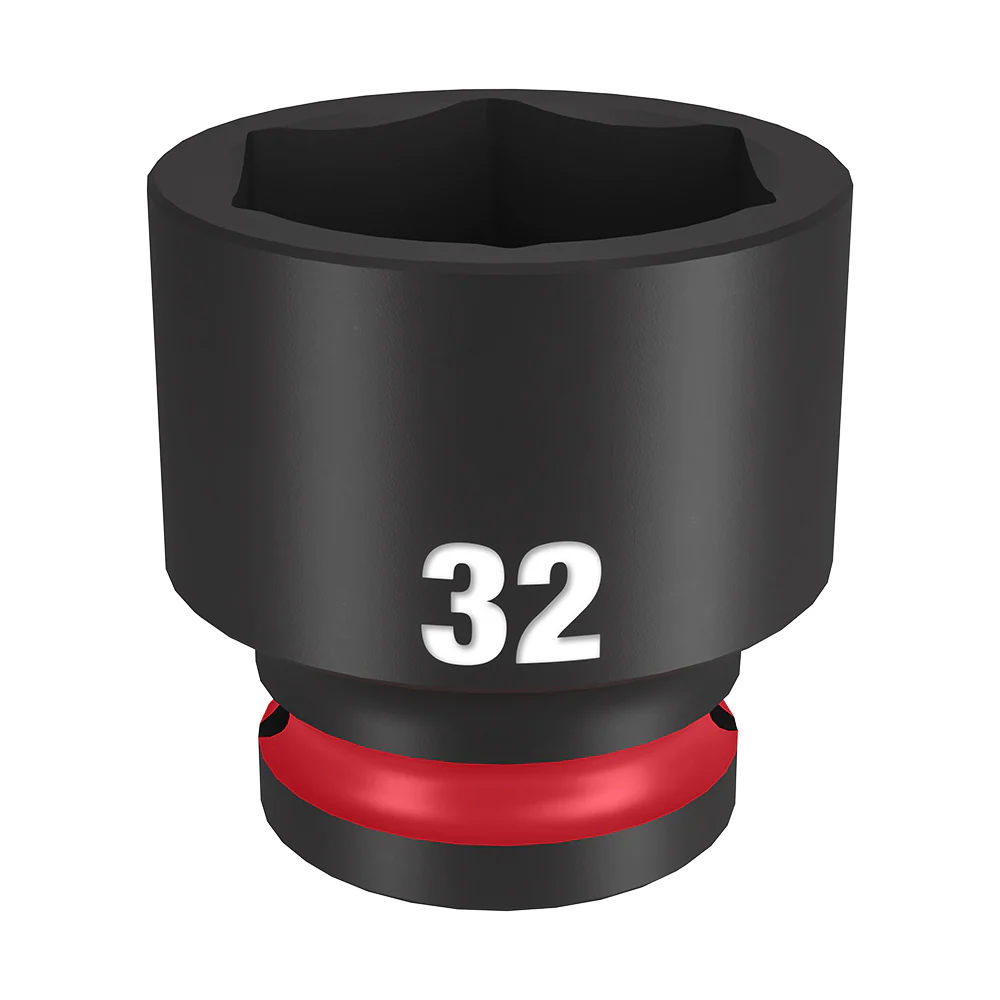 Milwaukee SHOCKWAVE™ 1/2" Drive 32mm Standard 6 Point Impact Socket - 49666264