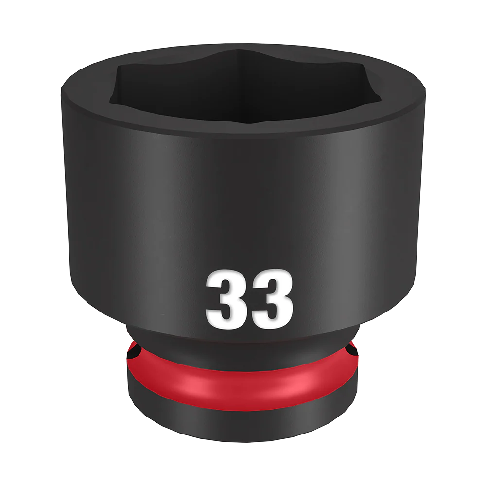 Milwaukee SHOCKWAVE™ 1/2" Drive 33mm Standard 6 Point Impact Socket - 49666265