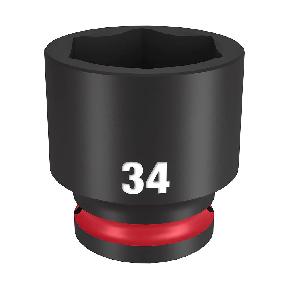 Milwaukee SHOCKWAVE™ 1/2" Drive 34mm Standard 6 Point Impact Socket - 49666266