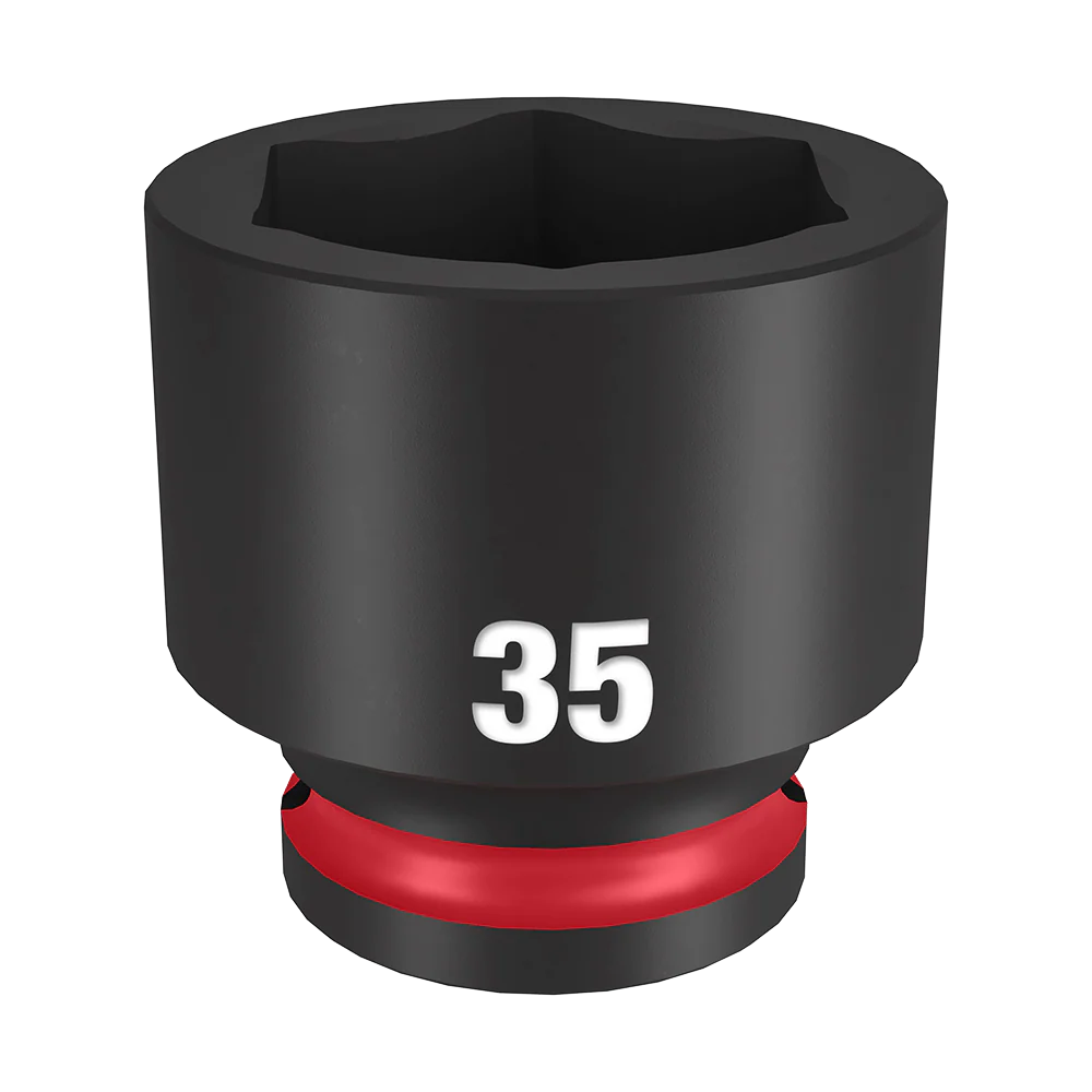 Milwaukee SHOCKWAVE™ 1/2" Drive 35mm Standard 6 Point Impact Socket - 49666267