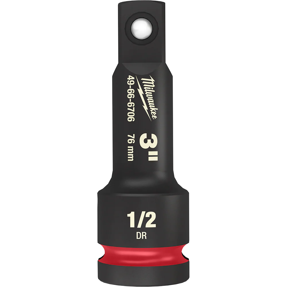 Milwaukee SHOCKWAVE™ 1/2" Drive 76mm (3") Impact Socket Extension - 49666706