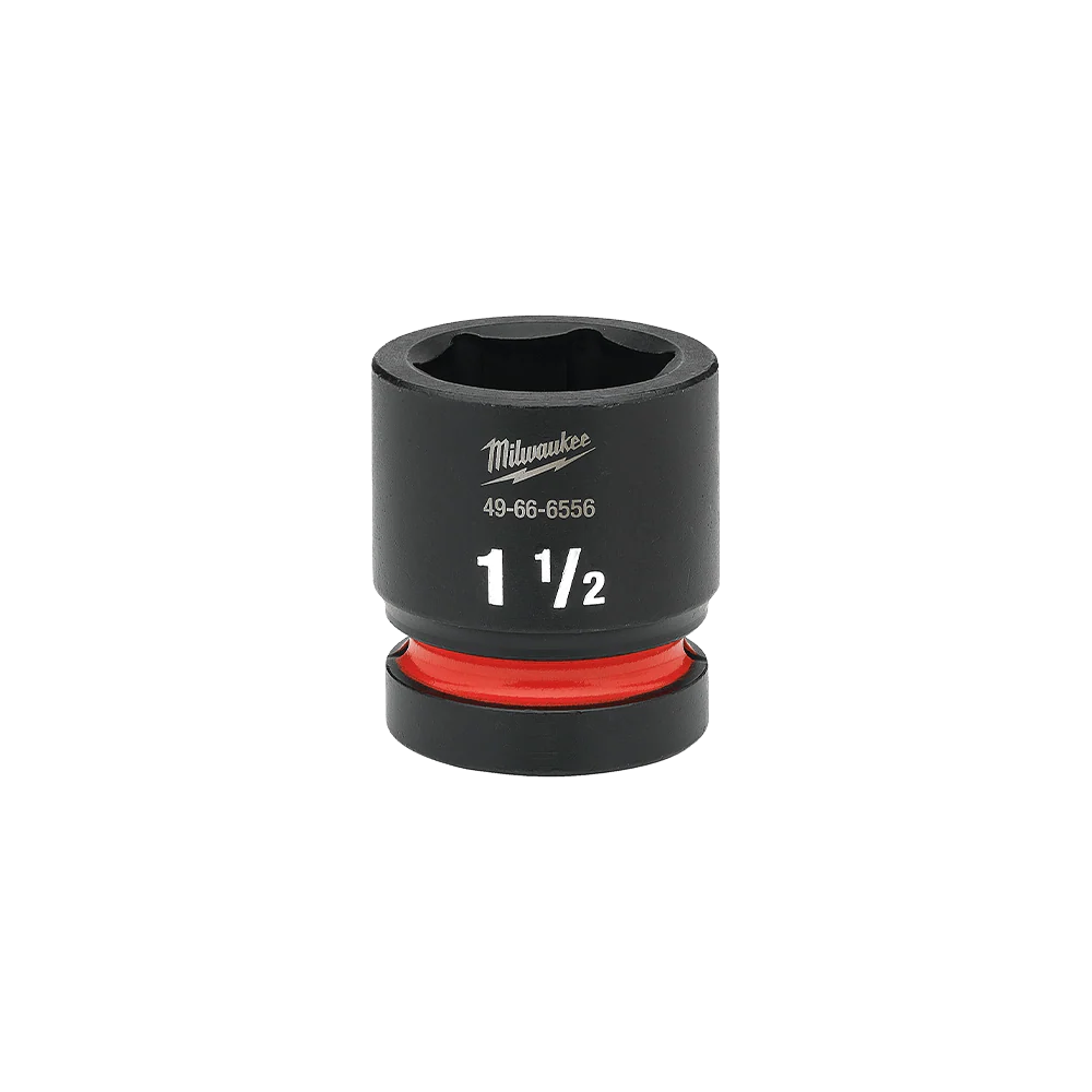 Milwaukee SHOCKWAVE™ 1" Drive 1-1/2" Standard 6 Point Impact Socket - 49666556