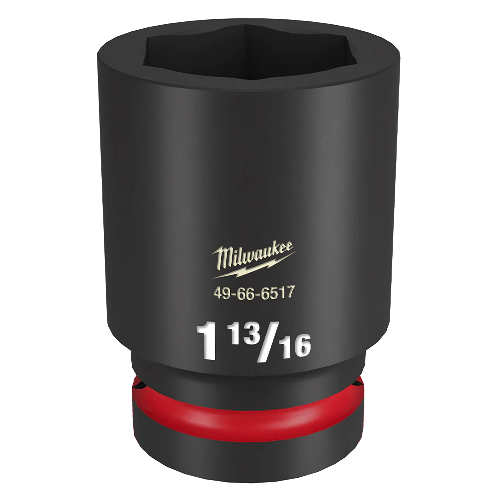 Milwaukee SHOCKWAVE™ 1" Drive 1-13/16" Standard 6 Point Impact Socket - 49666517
