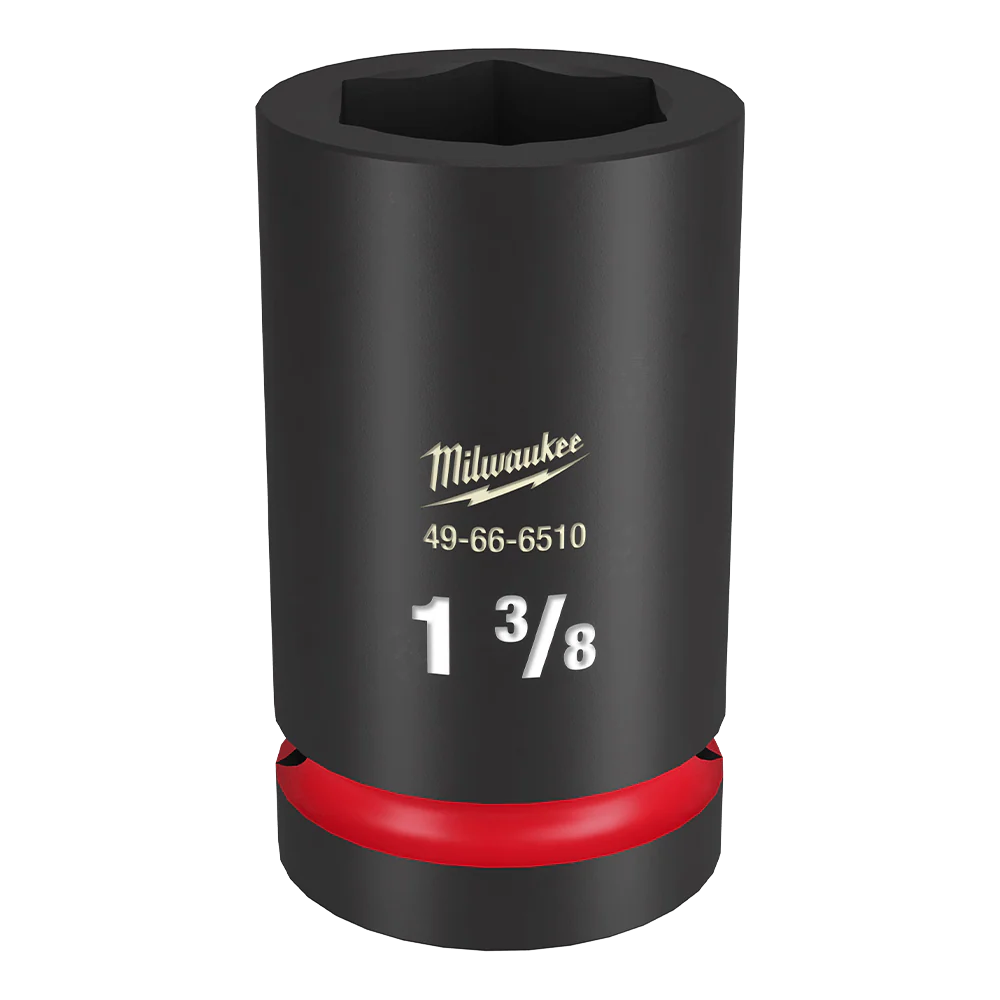 Milwaukee SHOCKWAVE™ 1" Drive 1-3/8" Deep 6 Point Impact Socket - 49666510