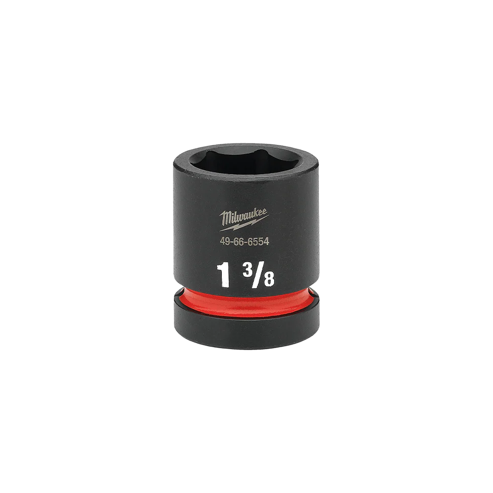 Milwaukee SHOCKWAVE™ 1" Drive 1-3/8" Standard 6 Point Impact Socket - 49666554