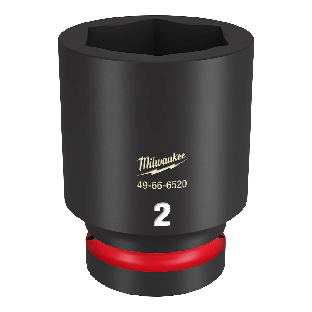 Milwaukee SHOCKWAVE™ 1" Drive 2" Deep 6 Point Impact Socket - 49666520