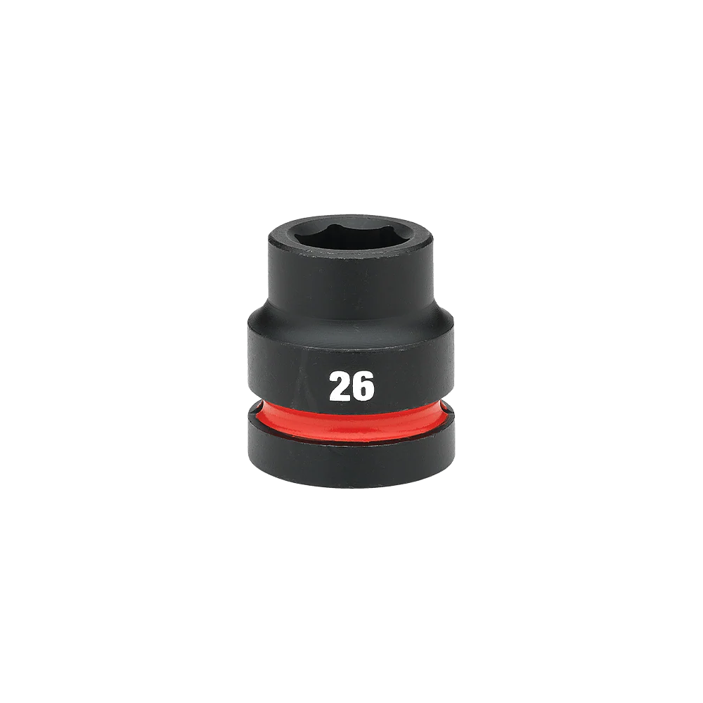 Milwaukee SHOCKWAVE™ 1" Drive 26mm Standard 6 Point Impact Socket    - 49666591