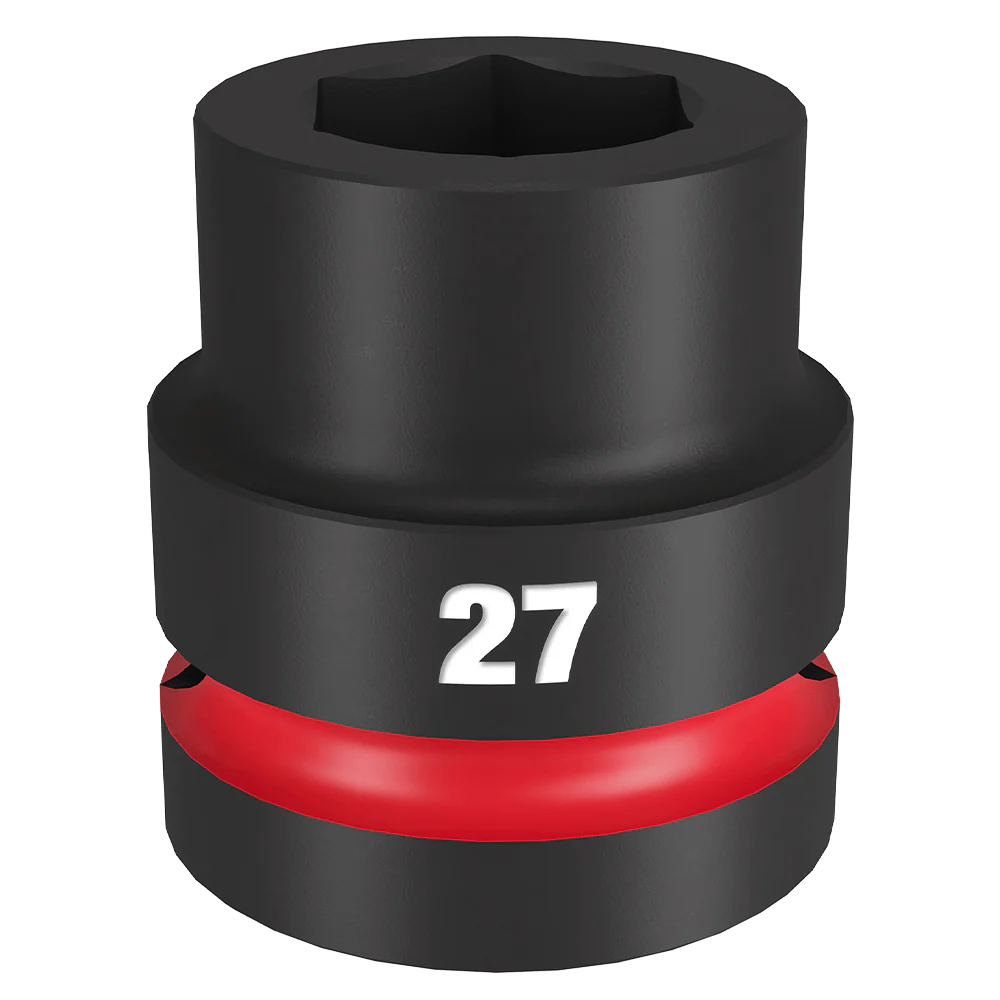 Milwaukee SHOCKWAVE™ 1" Drive 27mm Standard 6 Point Impact Socket - 49666592