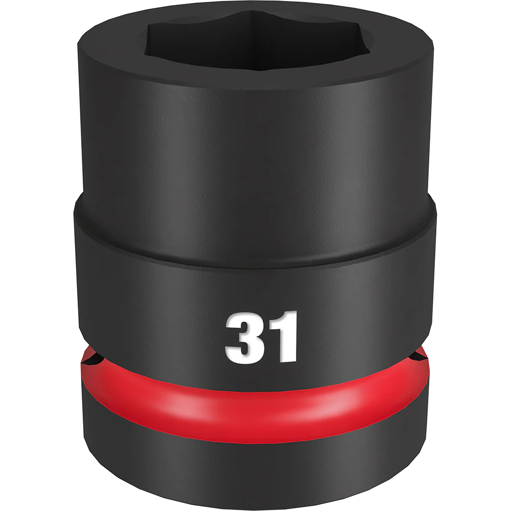 Milwaukee SHOCKWAVE™ 1" Drive 31mm Standard 6 Point Impact Socket - 49666596
