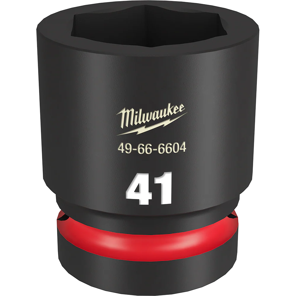 Milwaukee SHOCKWAVE™ 1" Drive 41mm Standard 6 Point Impact Socket - 49666604