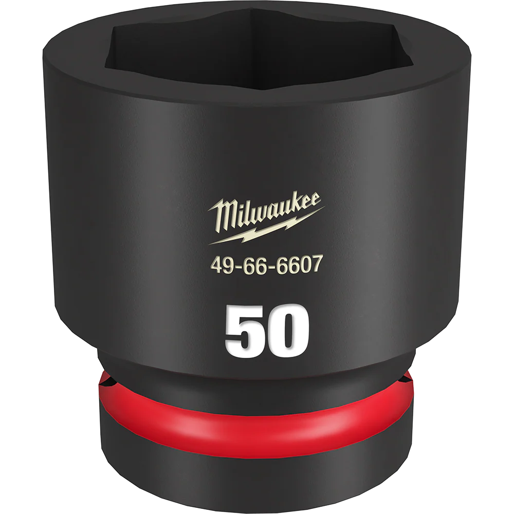 Milwaukee SHOCKWAVE™ 1" Drive 50mm Standard 6 Point Impact Socket - 49666607