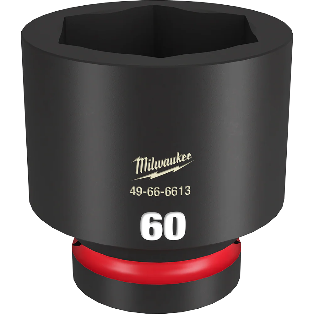 Milwaukee SHOCKWAVE™ 1" Drive 60mm Standard 6 Point Impact Socket - 49666613